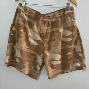 The North Face Wander Short 2.0  Men XLT Camo 7" Inseam Hiking Swim Performance